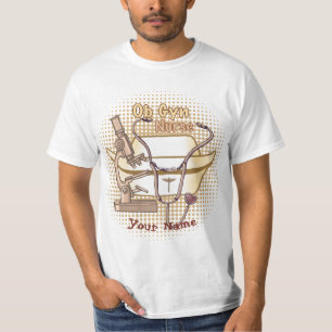t-shirt da enfermeira OBGyn