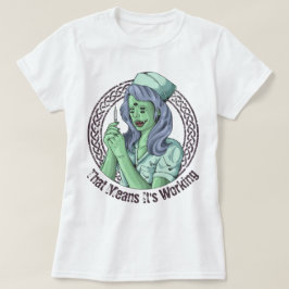 T-Shirt da enfermeira Zombie