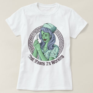T-Shirt da enfermeira Zombie