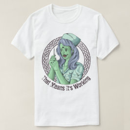 T-Shirt da enfermeira Zombie