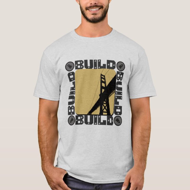 T-shirt da engenharia civil (Frente)