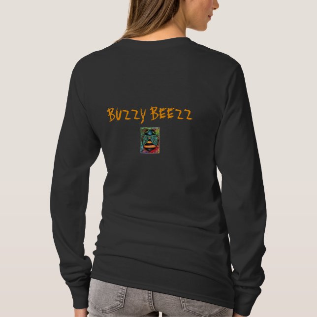 T-shirt da equipe da caminhada de BUZZY BEEZZ, (Verso)