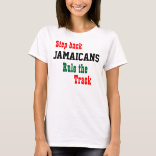 T-shirt da equipe do sprint de Jamaica