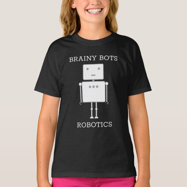 T-shirt da Equipe Robotics de Torneio do Campeonat (Frente)