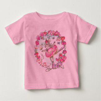 T-shirt da ervilha doce do bebê