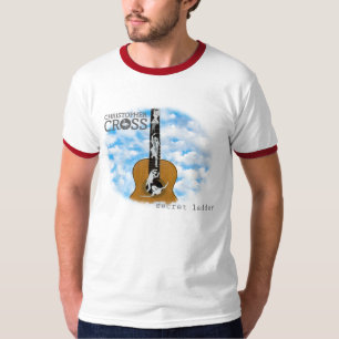 T-shirt da escada secreta" da cruz de Christopher