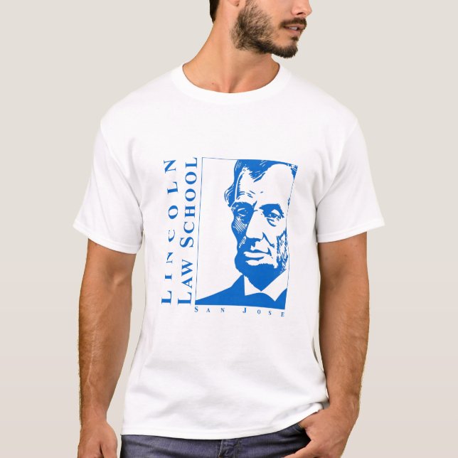 T-shirt da escola de direito de Lincoln (Frente)