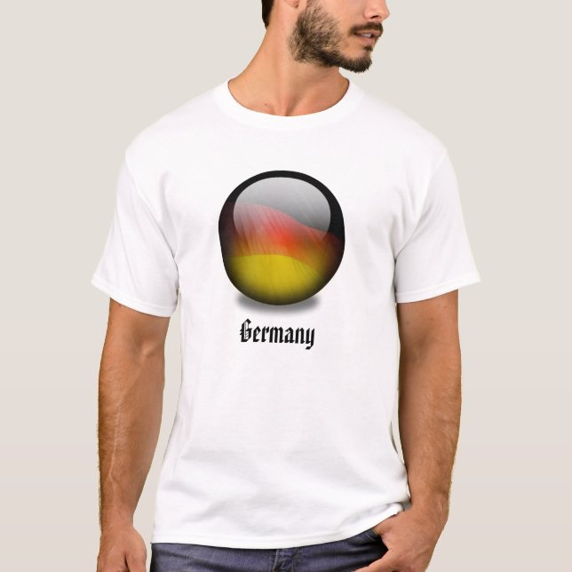 T-shirt da esfera de Alemanha (Frente)