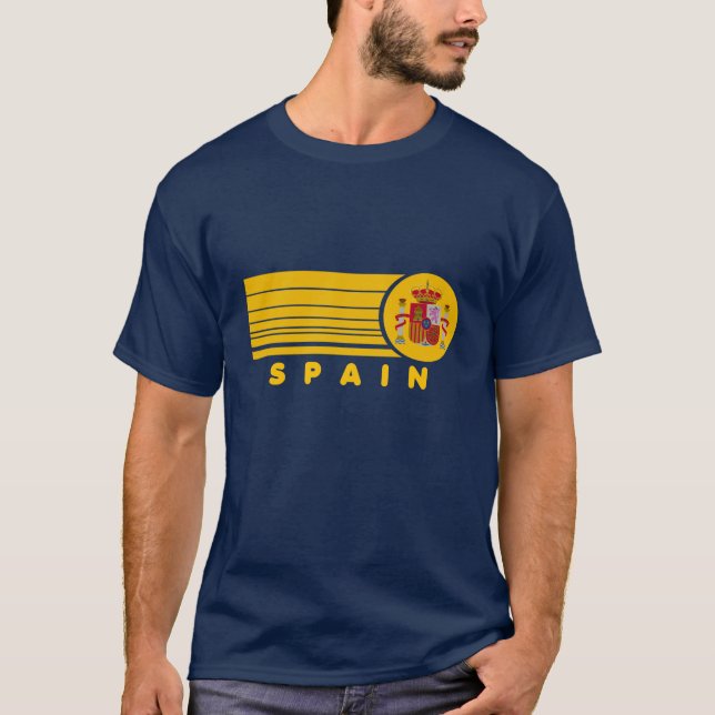 T-shirt da espanha do vintage (Frente)