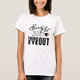 T-shirt Da espiral parte superior da colheita das mulheres