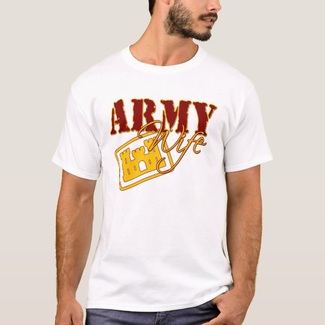 T-shirt da esposa do engenheiro militar (Frente)