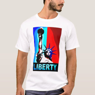 T-shirt da estátua da liberdade