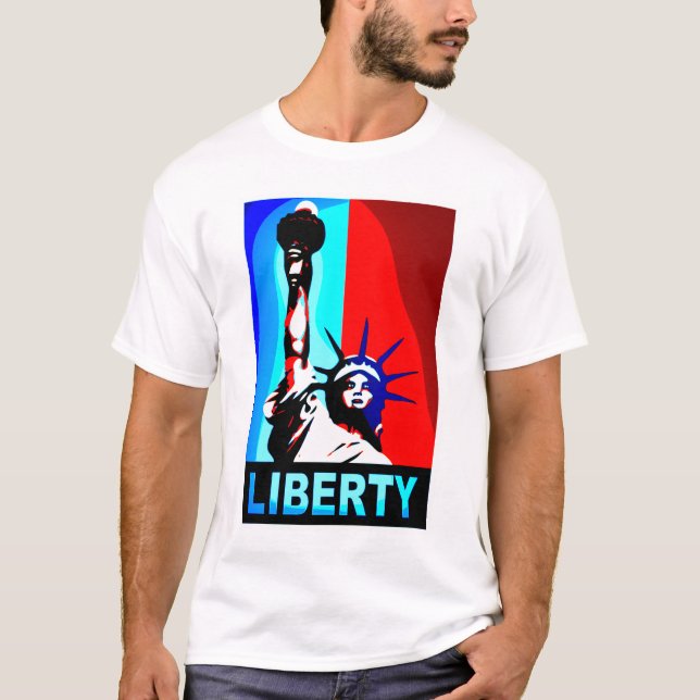 T-shirt da estátua da liberdade (Frente)