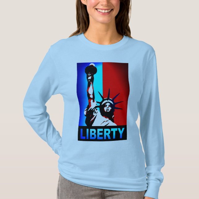 T-shirt da estátua da liberdade (Frente)