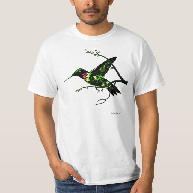 T-shirt da estrada II do colibri (Frente)