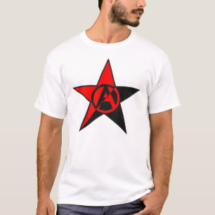 t-shirt da estrela do anarchosyndicalist