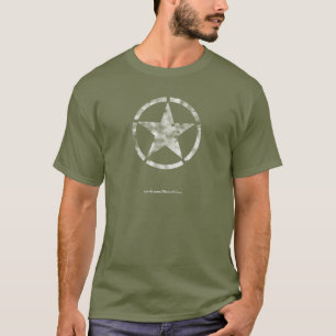 T-shirt da estrela do exército