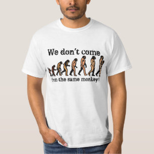 T-shirt da evolução