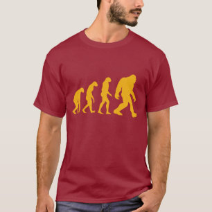 T-shirt da evolução de Bigfoot