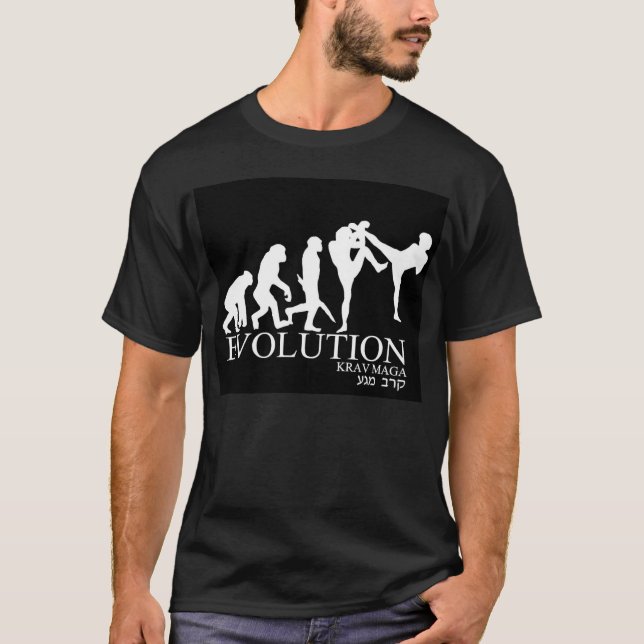 T-shirt da evolução de Krav Maga (Frente)