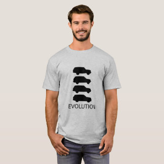 T-shirt da evolução de Range Rover
