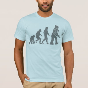 T-shirt da evolução do robô