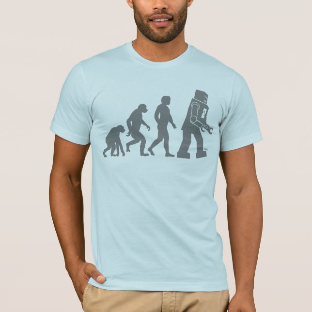 T-shirt da evolução do robô (Frente)