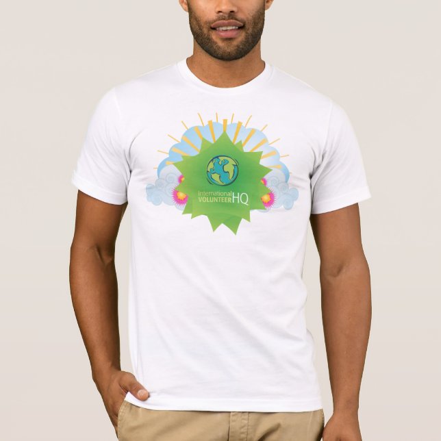 T-shirt da explosão de nuvem de IVHQ (Frente)