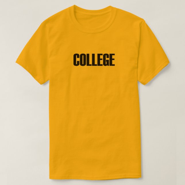 T-shirt da faculdade (Frente do Design)