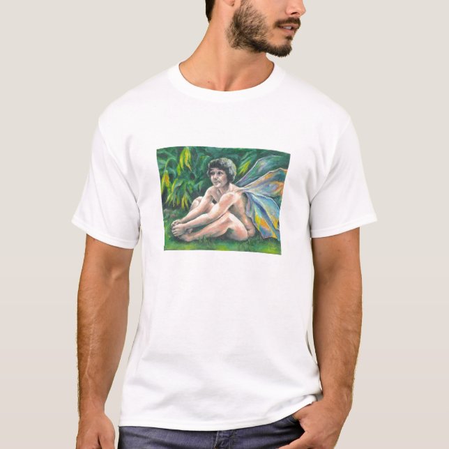 T-shirt da fada 4 da arte (Frente)