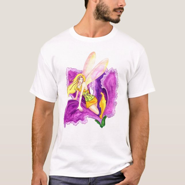 t-shirt da fada da orquídea (Frente)