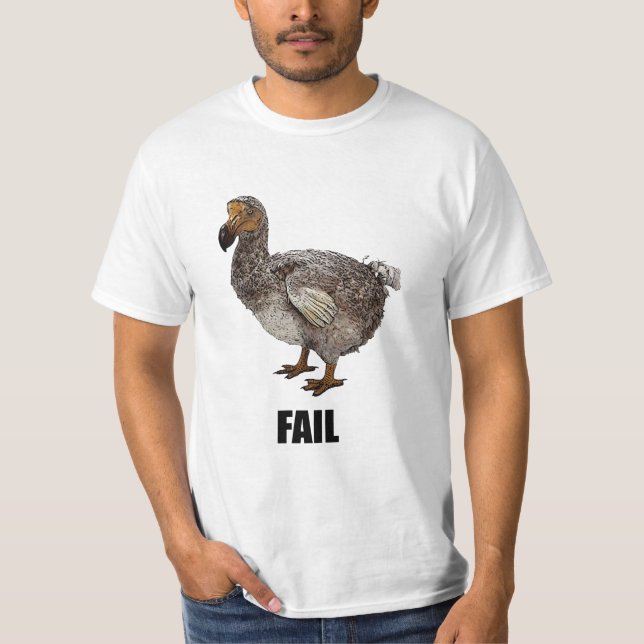 T-shirt da FALHA do pássaro do Dodo (Frente)