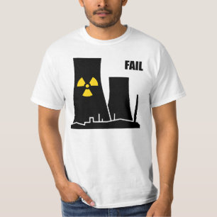 T-shirt da FALHA do reator nuclear