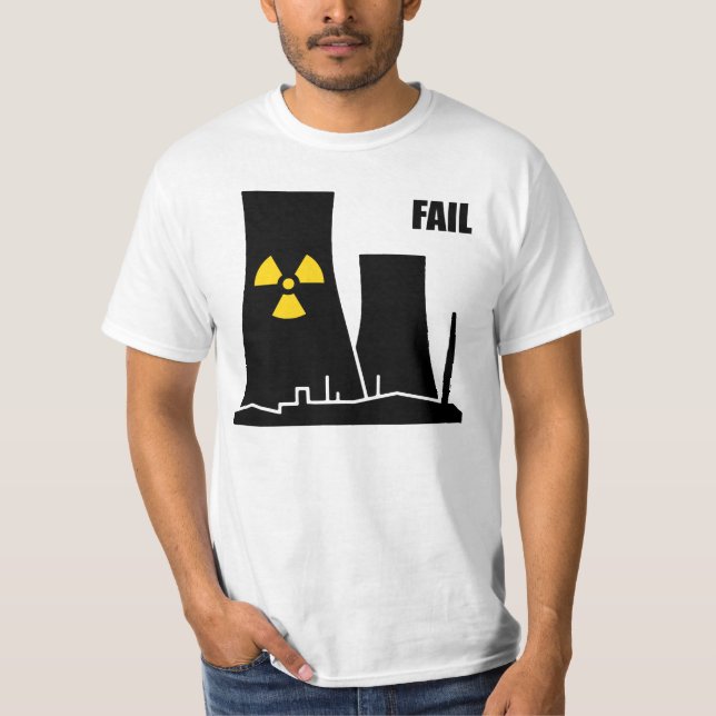 T-shirt da FALHA do reator nuclear (Frente)