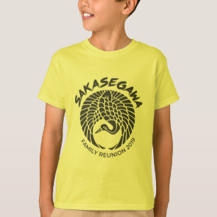 T-shirt da família de Mary - o amarelo do miúdo
