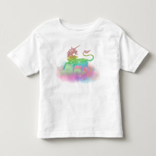 T-shirt da fantasia do unicórnio do arco-íris da