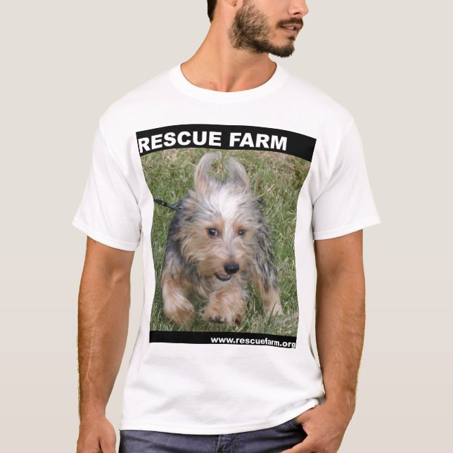 T-shirt da fazenda de Rescu (Frente)