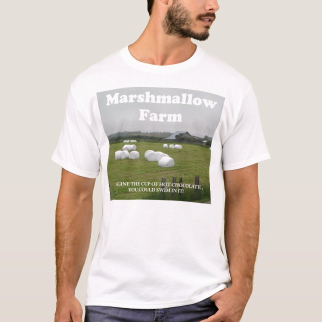 T-shirt da fazenda do Marshmallow (Frente)