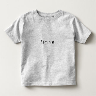 T-shirt da feminista da criança