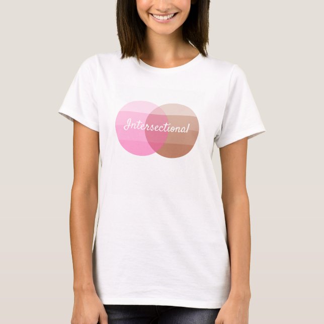 T-shirt da feminista de Intersectional (Frente)