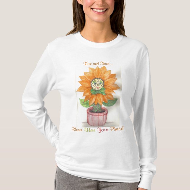 T-shirt da flor (Frente)