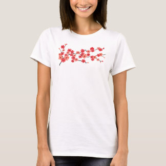 T-shirt da flor de cerejeira