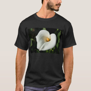 T-shirt da flor do lírio de Cala