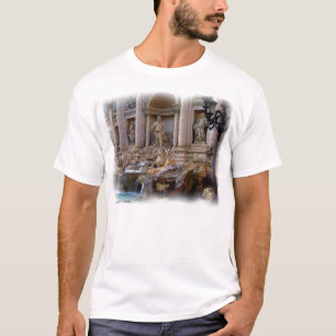 T-shirt da fonte do Trevi