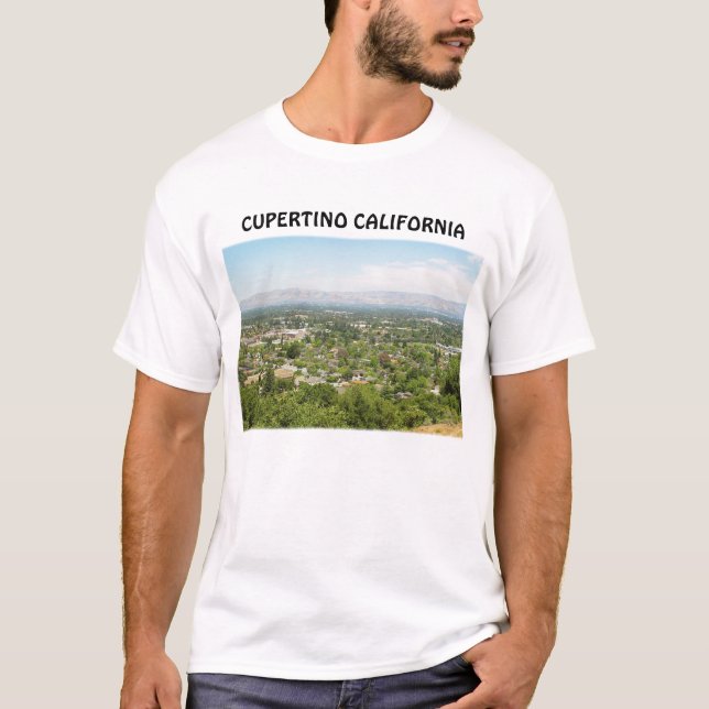 T-shirt da foto de Cupertino Califórnia (Frente)