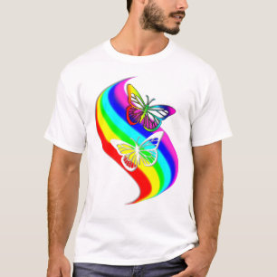 T-shirt da fuga da borboleta