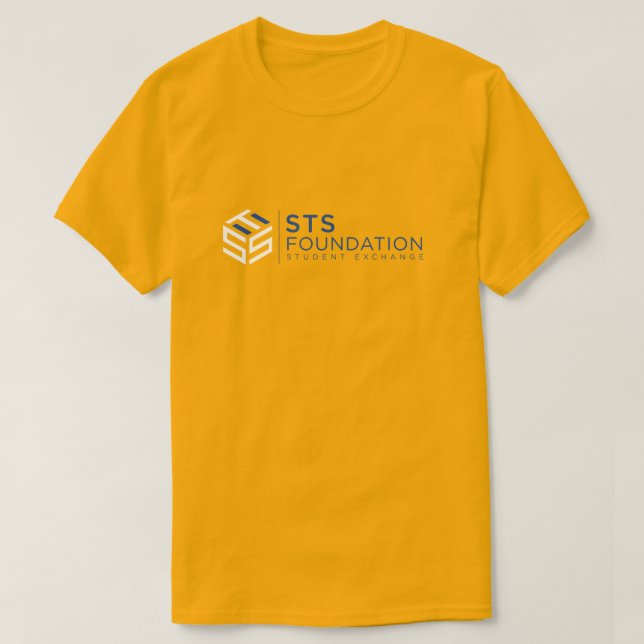 T-Shirt da Fundação STS (Amarelo) (Frente do Design)