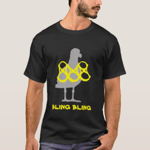 T-shirt da gaivota de Bling Bling