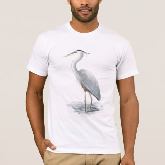 T-shirt da garça-real de grande azul