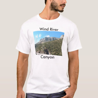 T-shirt da garganta de Wind River
